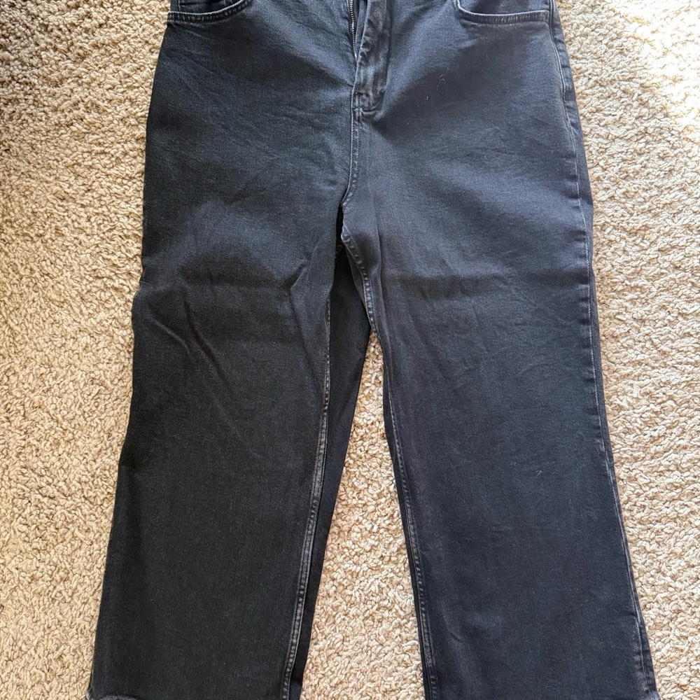 Pilcro Black Straight-Leg Women's Jeans